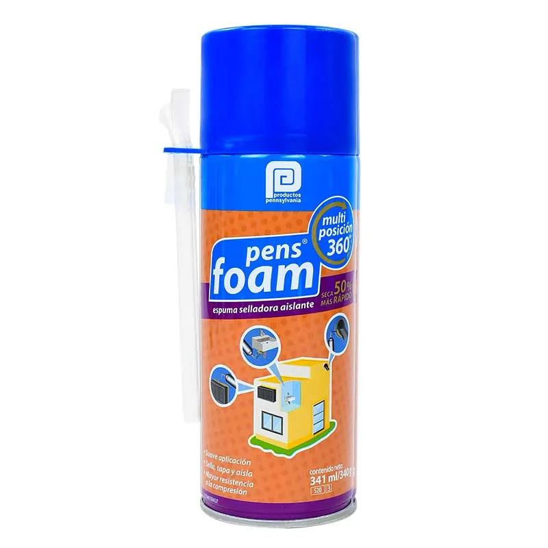 ESPUMA PENNSYLVANIA 87504035E4CLP PENS FOAM EXPANSIVA LATA 340 GRAMOS