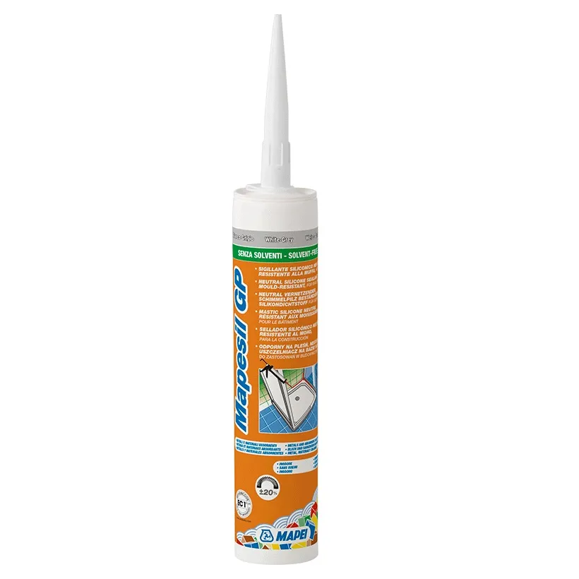 SILICON MAPEI MAPESIL GP PARA POLICARBONATO TRANSPARENTE 280 ML
