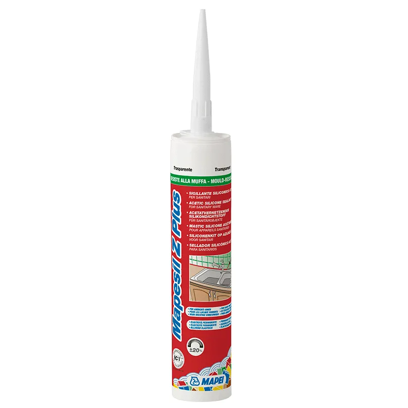 SILICON MAPEI MAPESIL Z PLUS TRANSPARENTE 280 ML