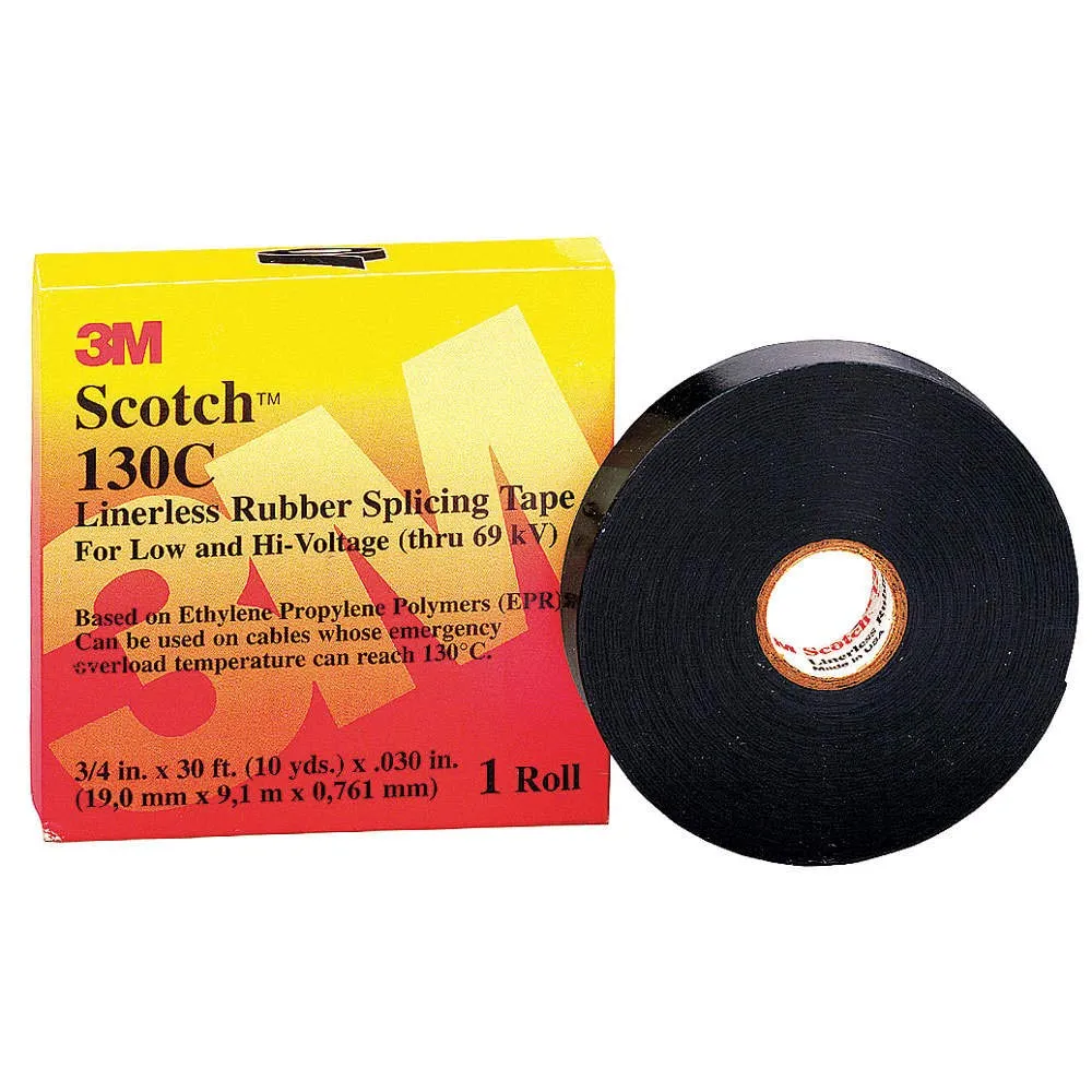 TAPE 3M 130C PARA ALTO VOLTAJE ROLLO 19 MM * 9.1 METROS