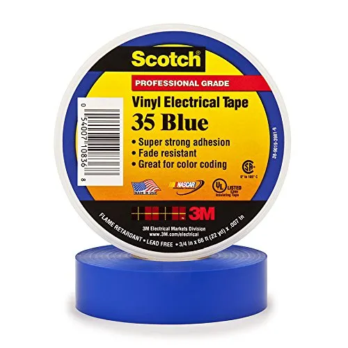 TAPE 3M 35 BLUE AZUL ROLLO 19 MM * 19.8 METROS