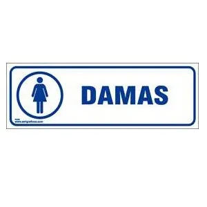 ROTULO PLASTICO RC-06 DAMAS 30 CM * 20 CM