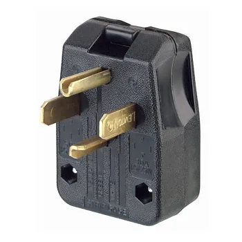ENCHUFE LEVITON 275 DUAL 30 / 50 AMP 125 / 250 V NEGRO