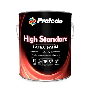 PINTURA PROTECTO HIGH STANDARD LATEX SATIN PREPARADO CUBETA