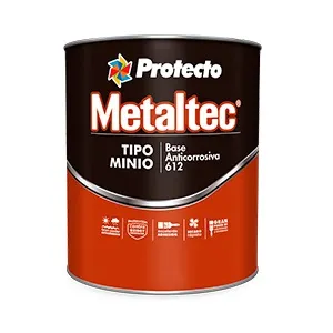 MINIO ROJO PROTECTO 612 BASE ANTICORROSIVA METALTEC GALON