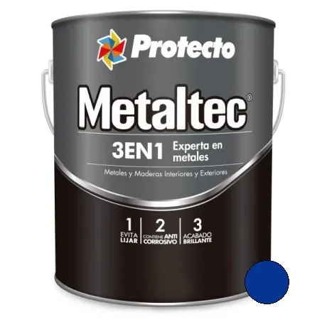 ESMALTE PROTECTO T-40 METALTEC 3 EN 1 AZUL ESPAÑOL 1/4