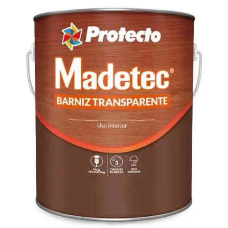 BARNIZ PROTECTO 654 MADETEC TRANSPARENTE SATINADO GALON