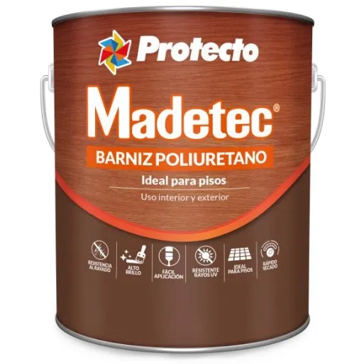 BARNIZ PROTECTO 662 MADETEC TRANSPARENTE POLIURETANO GALON