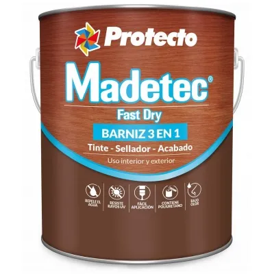 BARNIZ PROTECTO MD9601 3 EN 1 CAFE OSCURO 1/4