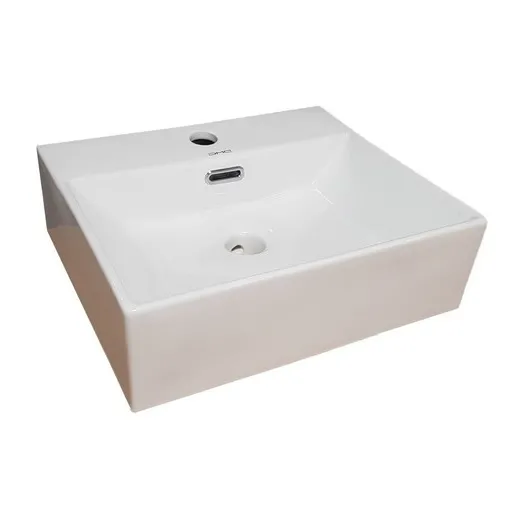 LAVATORIO C&B MILAN BLANCO CUADRADO 50 CM * 42 CM * 12.5 CM