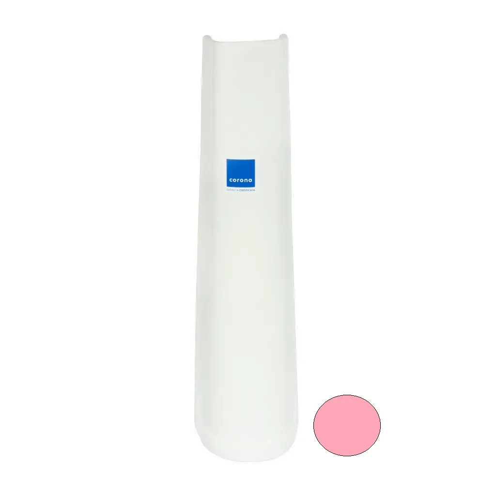 PEDESTAL CORONA ACUACER ROSA 125 PARA LAVATORIO