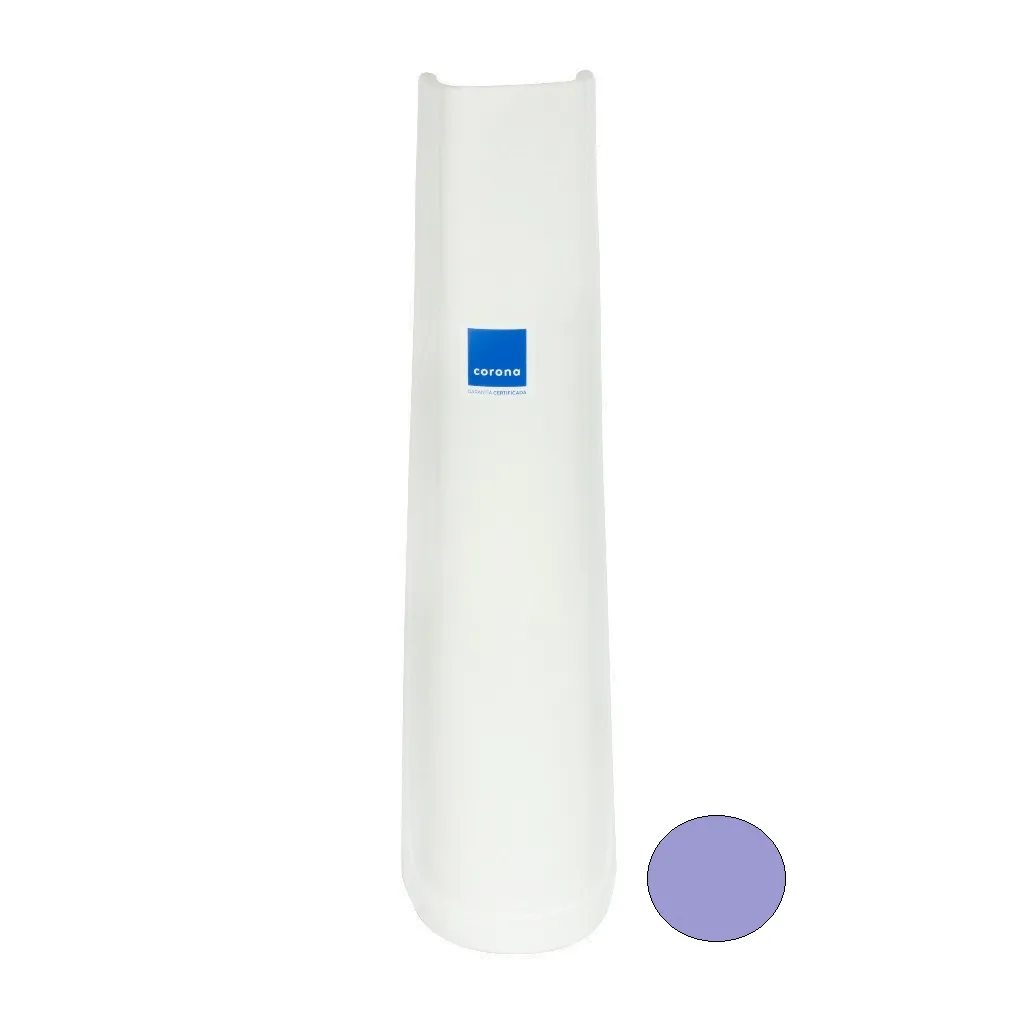 PEDESTAL CORONA ACUACER AZUL CIELO 111 PARA LAVATORIO