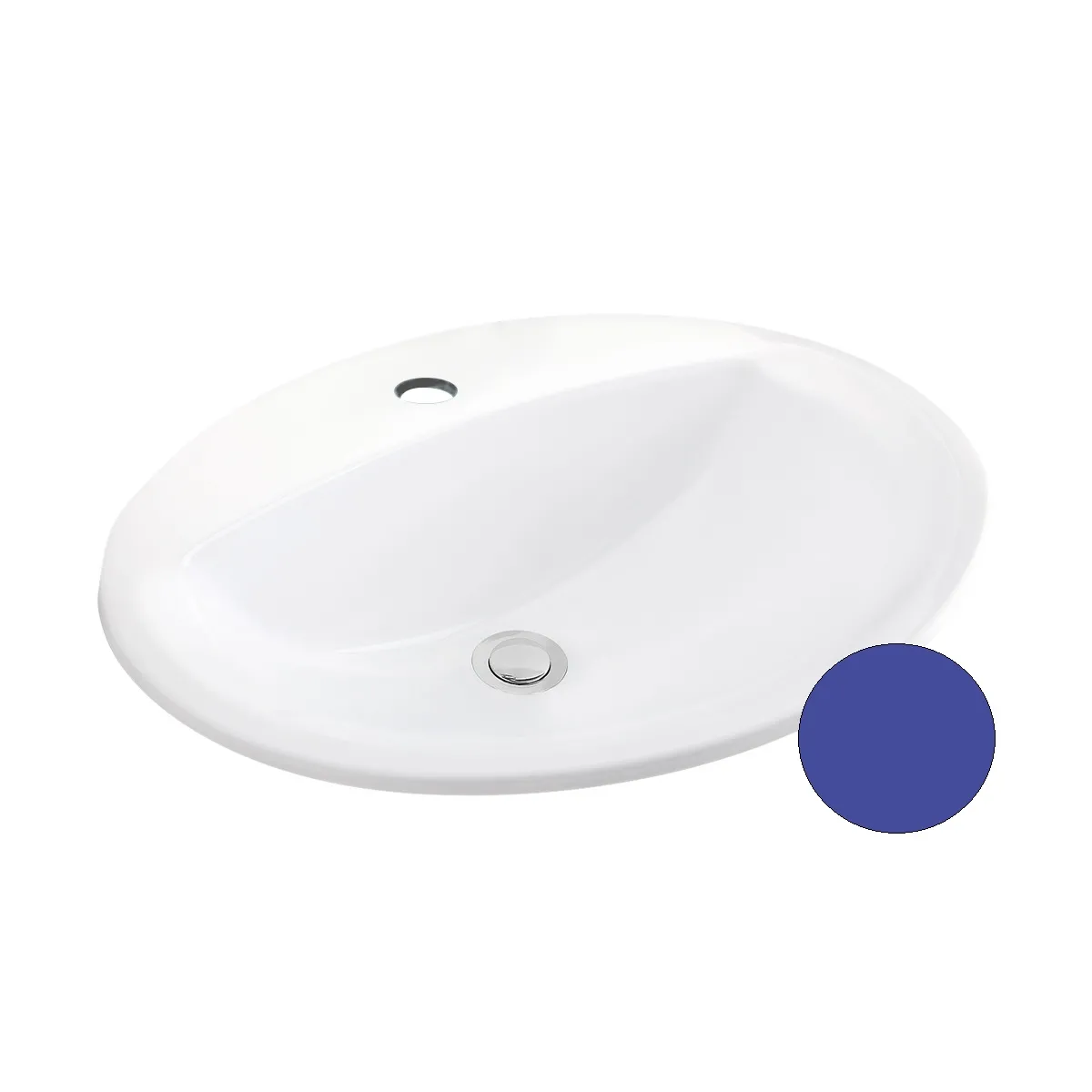 LAVATORIO CORONA MARSELLA EMPOTRAR AZUL 116