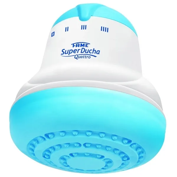 DUCHA FAME QUATRO 4 TEMPERATURAS 5400 W CELESTE 127 V CON MANGUERA
