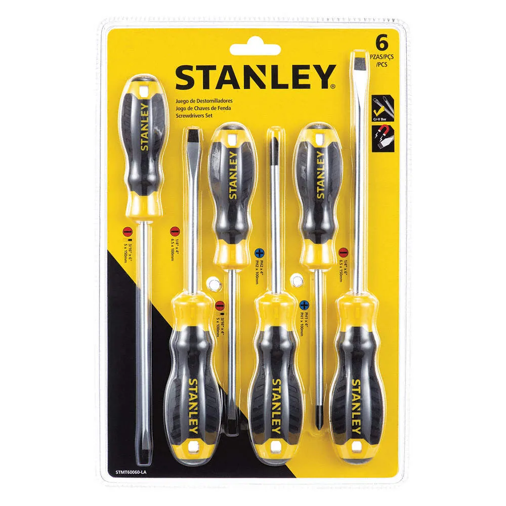 DESATORNILLADOR STANLEY STMT60060-LA SET 6 PIEZAS