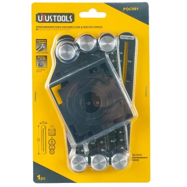 POSICIONADOR UYUSTOOLS POC001 PARA CERAMICA 6 PUNTOS