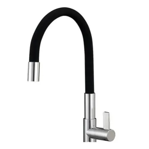 LLAVE AMEB 1129 PALETA CROMADA FLEXIBLE PARA FREGADERO