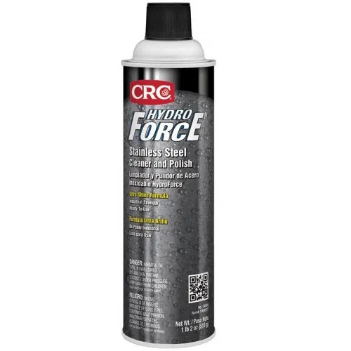 LIMPIADOR CRC 14424 HYDRO FORCE PULIDOR PARA ACERO INOXIDABLE SPRAY 510 GRAMOS