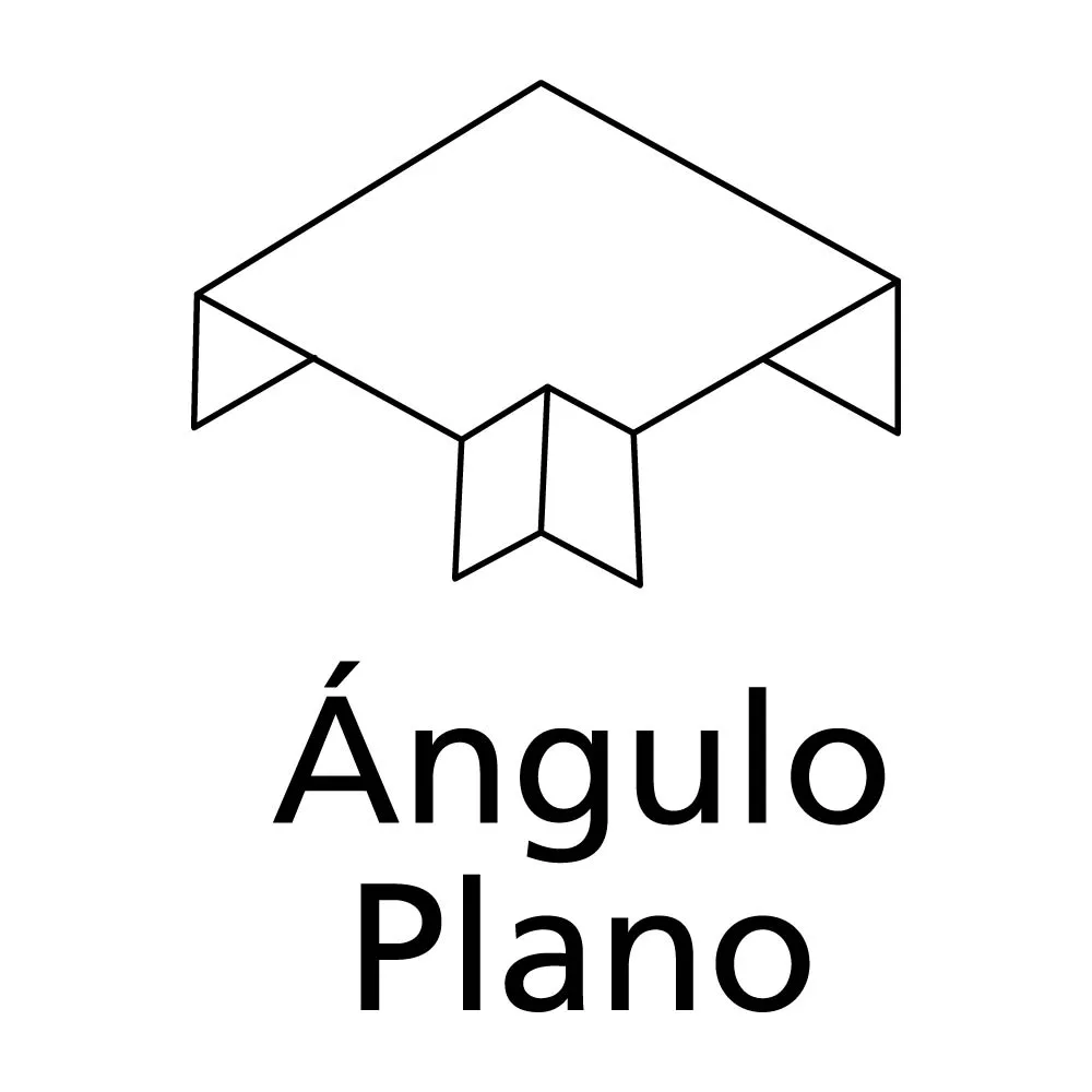 ANGULO PLANO EFAPEL 10093 PARA CANALETA 110 MM * 50 MM