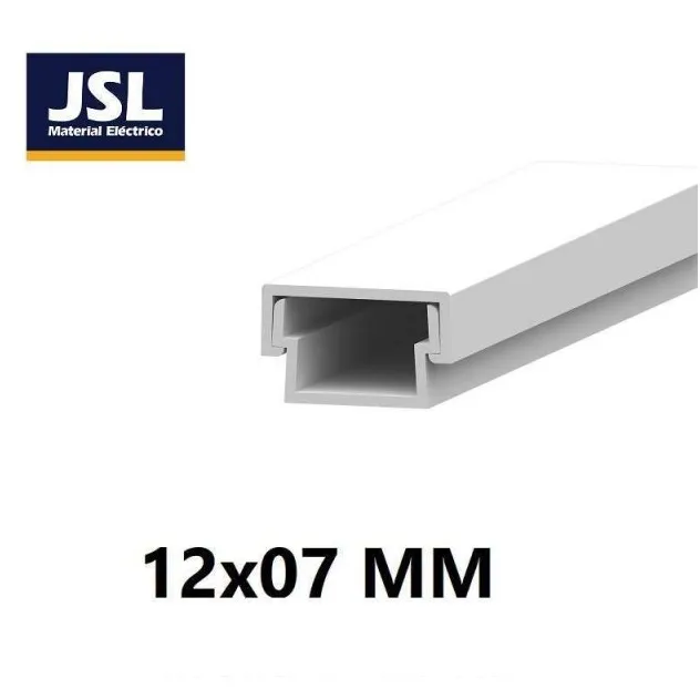 CANALETA JSL 1207B 12 MM * 7 MM  * 2.00 M