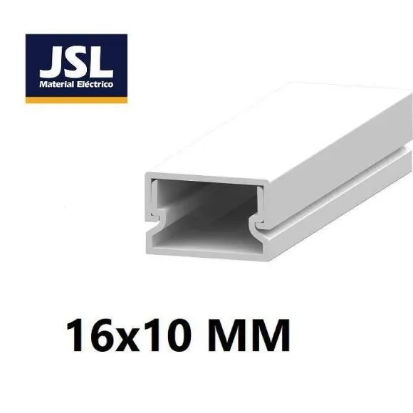 CANALETA JSL 1610B 10 MM * 16 MM  * 2.00 M