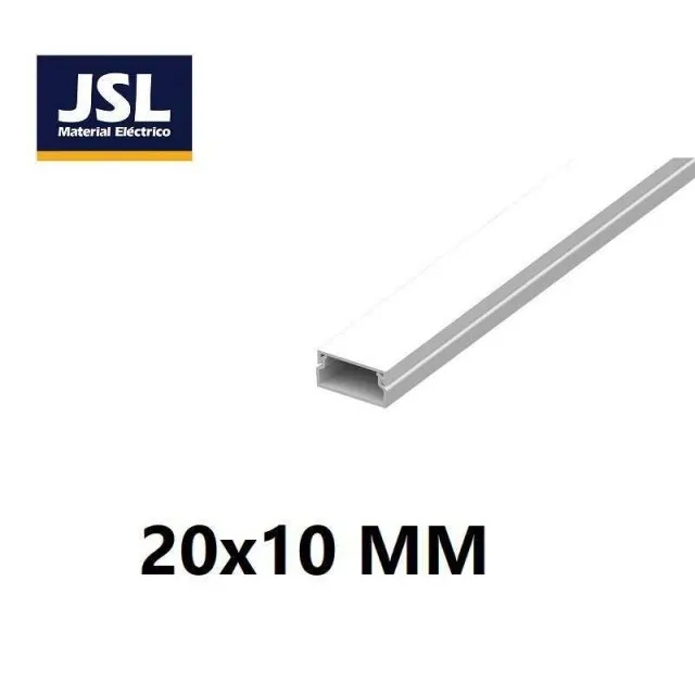 CANALETA JSL 2010B 10 MM * 20 MM  * 2.00 M