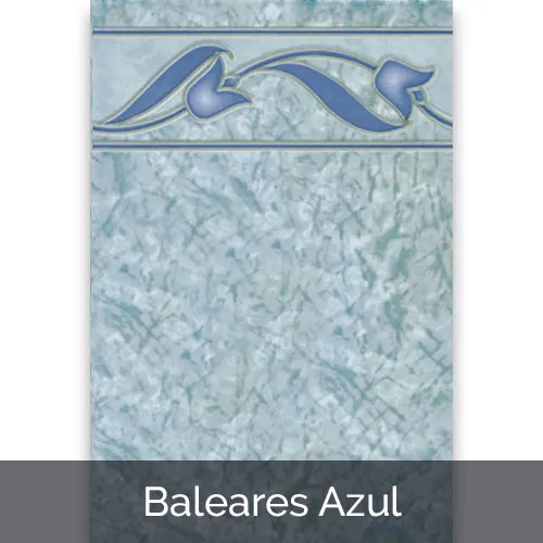 AZULEJO BALEARES AZUL #1  20 CM * 29.5 CM CAJA 1 M2