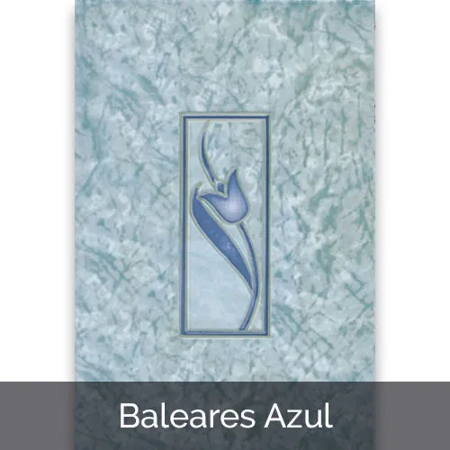 AZULEJO BALEARES AZUL #2  20 CM * 29.5 CM CAJA 1 M2
