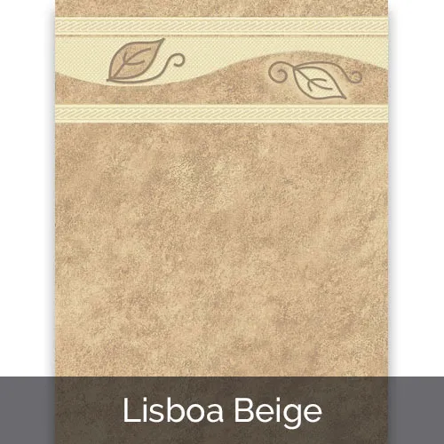 AZULEJO LISBOA BEIGE #1  25 CM * 33 CM CAJA 1 M2