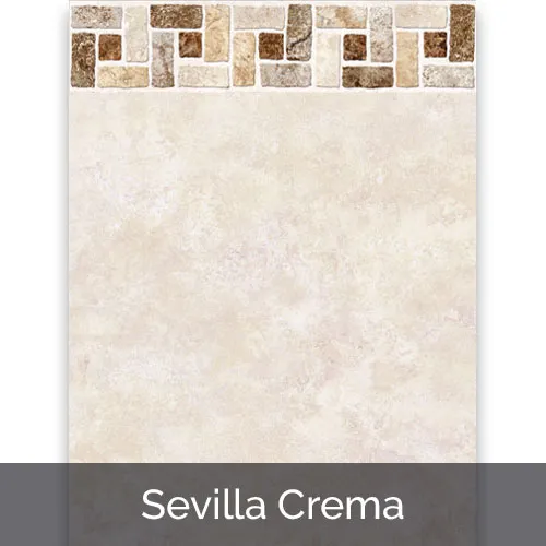 AZULEJO SEVILLA CREMA #1  25 CM * 33 CM CAJA 1 M2