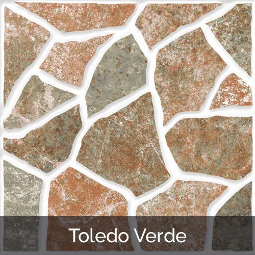 PISO CERAMICO TOLEDO VERDE 33 CM * 33 CM CAJA 1 M2