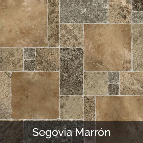 PISO CERAMICO SEGOVIA MARRON 45 CM * 45 CM CAJA 1.22 M2