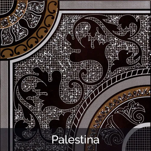 PISO CERAMICO PALESTINA NEGRO 33 CM * 33 CM CAJA 1.33 M2