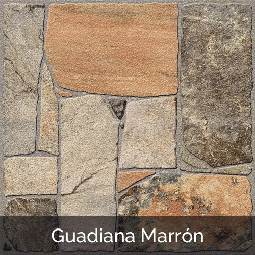 PISO CERAMICO GUADIANA MARRON 33 CM * 33 CM CAJA 1.33 M2