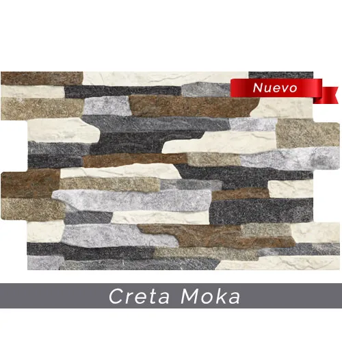 FACHALETA CRETA MOKA 29.5 CM * 49.5 CM CAJA 1.45 M2