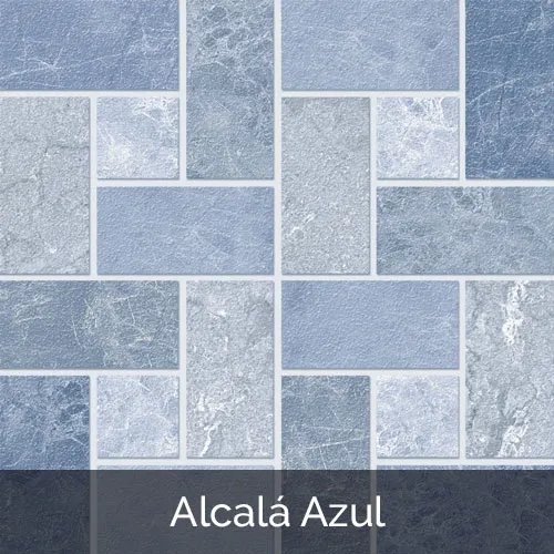 PISO CERAMICO ALCALA AZUL 33 CM * 33 CM CAJA 1.33 M2