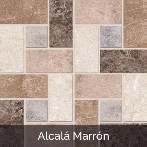 PISO CERAMICO ALCALA MARRON 33 CM * 33 CM CAJA 1.33 M2