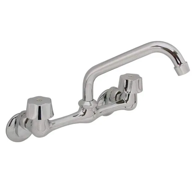 CACHERA RUGO 9-I A PARED PERILLA CROMADA PARA FREGADERO 8