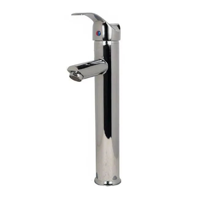 LLAVE RUGO 23-MTL CROMADA ALTA 12