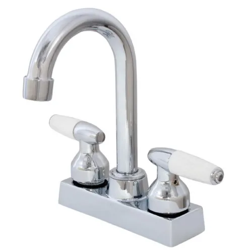 CACHERA EZ-FLO 90121 PARA LAVATORIO MANIJA BLANCO / CROMADA