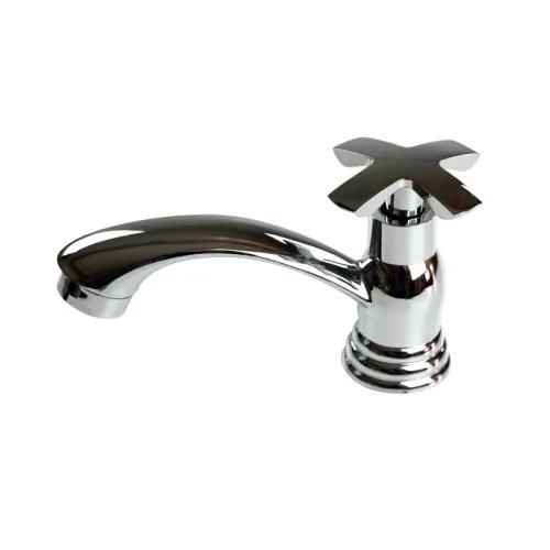 LLAVE EZ-FLO 90125 PARA LAVATORIO PERILLA CRUZ CROMADA