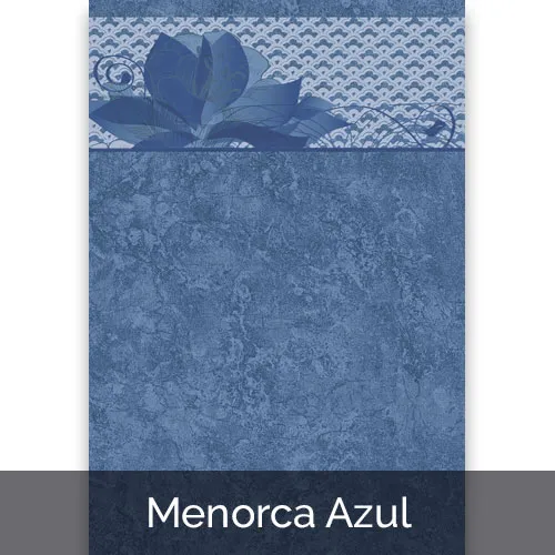 AZULEJO MENORCA AZUL #1  20 CM * 29.5 CAJA 1 M2