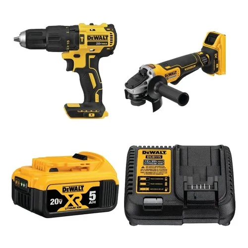 COMBO DEWALT DCK248P1-B3 (TALADRO DCD7781 20V 1/2