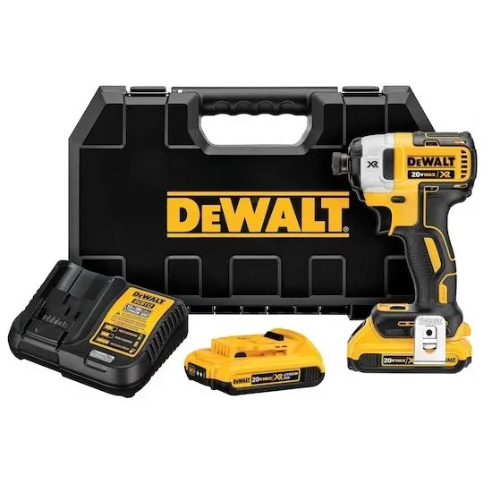 ATORNILLADOR DEWALT DCF887D2 INALAMBRICO 20V MAX BRUSHLESS 1/4