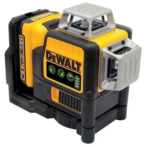 NIVEL DEWALT DW089LG-K MEDIDOR LASER 3X360 VERDE 12V
