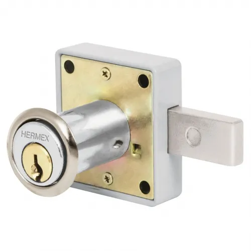 CERRADURA HERMEX CM-25C ESP- LARGA CROM P/ MUEBLE
