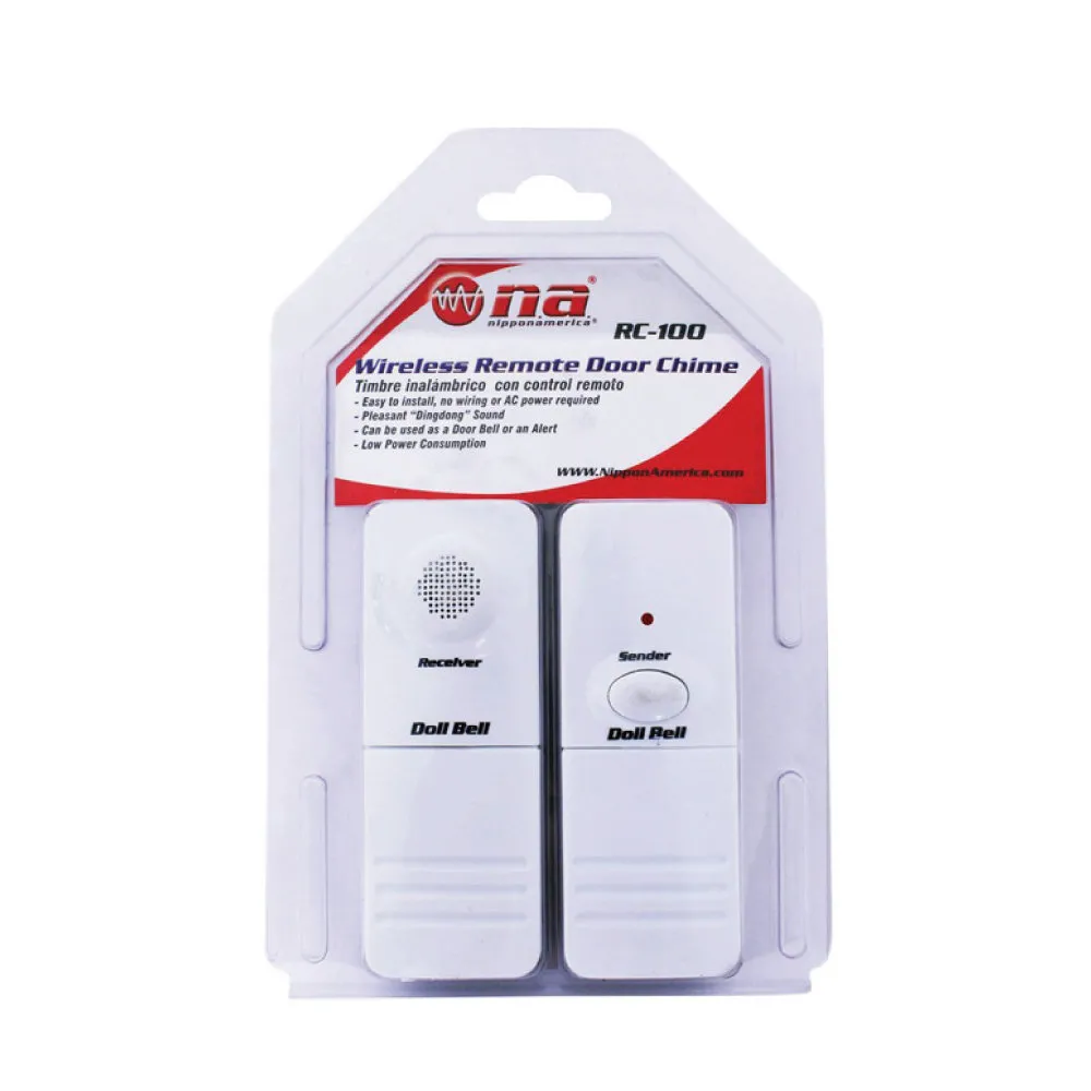TIMBRE NIPPON AMERICA RC-100 INALAMBRICO PARA PUERTA