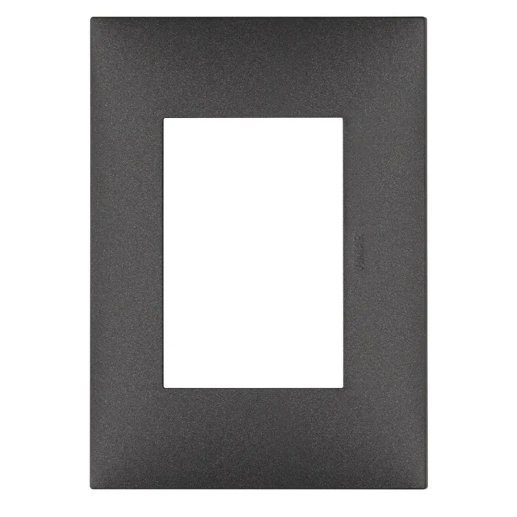 PLACA VIMAR 09673.14 NEVE-UP CARBON MATE 3 MODULOS