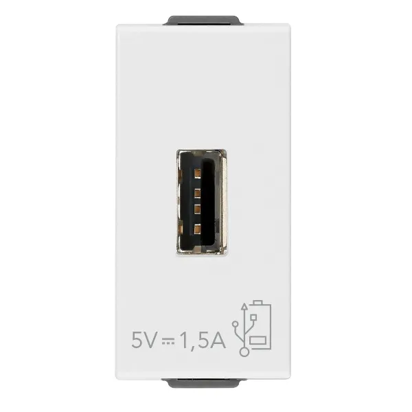 TOMA VIMAR 09292 NEVE-UP USB TIPO A BLANCO PASTILLA