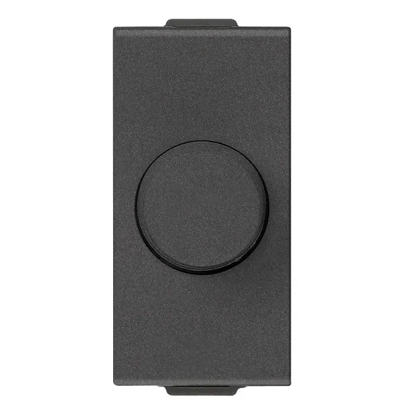DIMMER VIMAR 09147.CM NEVE-UP GIRATORIO CARBON 500W PASTILLA